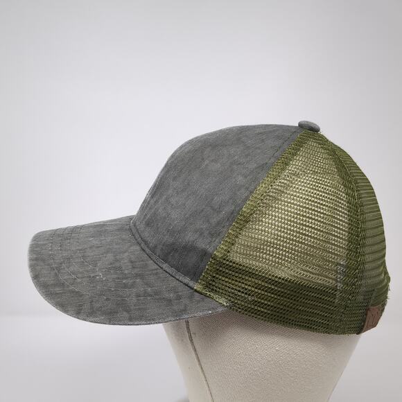 C.C Strapback Mesh Back Trucker Hat Multicolor One Size Outdoor Blank - Picture 3 of 9